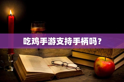 吃鸡手游支持手柄吗？