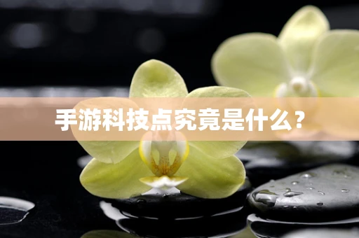 手游科技点究竟是什么？