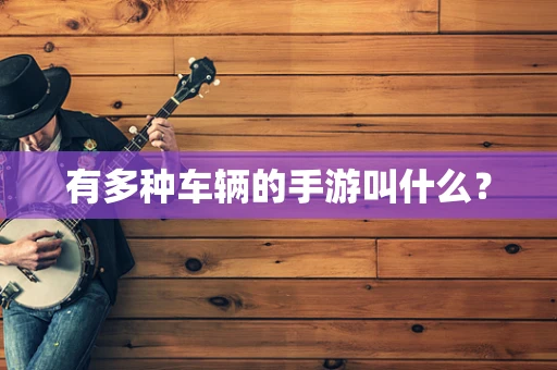 有多种车辆的手游叫什么？