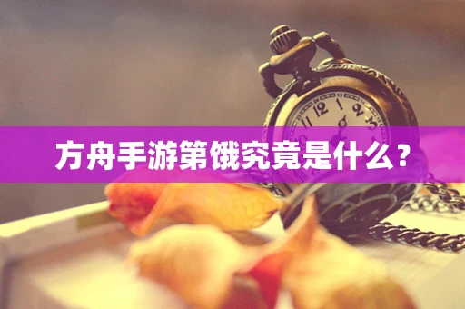 方舟手游第饿究竟是什么？