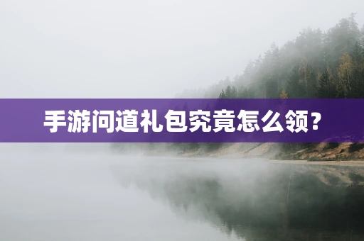 手游问道礼包究竟怎么领？