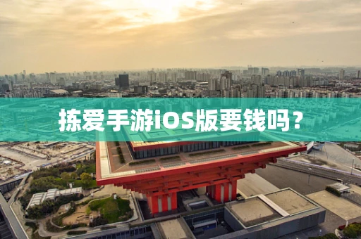 拣爱手游iOS版要钱吗？