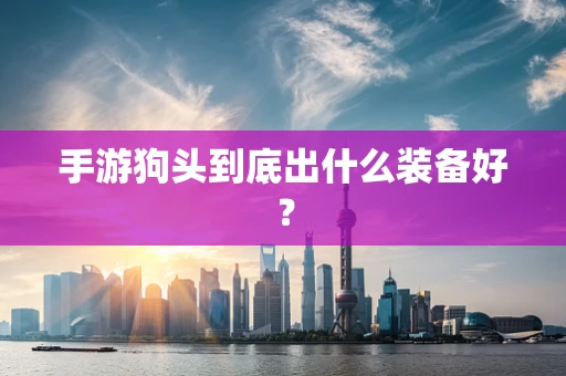 手游狗头到底出什么装备好？