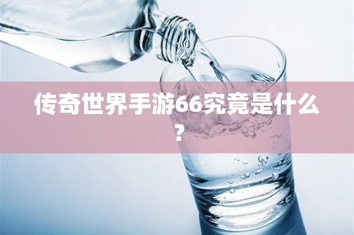 传奇世界手游66究竟是什么？