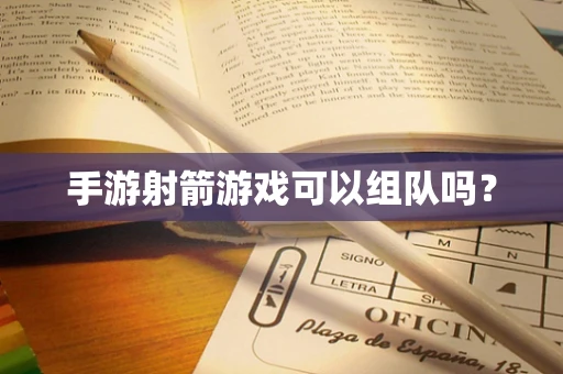 手游射箭游戏可以组队吗？