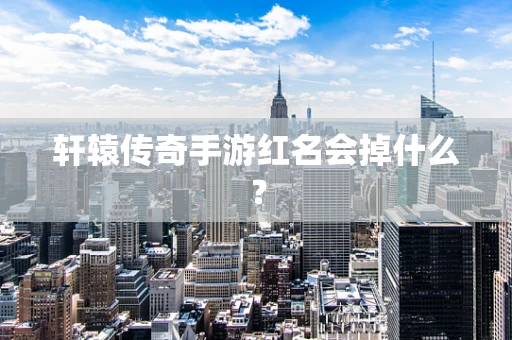 轩辕传奇手游红名会掉什么？
