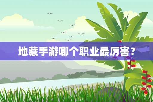 地藏手游哪个职业最厉害？