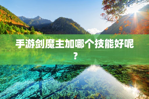 手游剑魔主加哪个技能好呢？