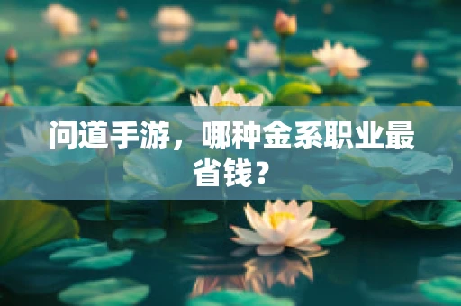 问道手游，哪种金系职业最省钱？
