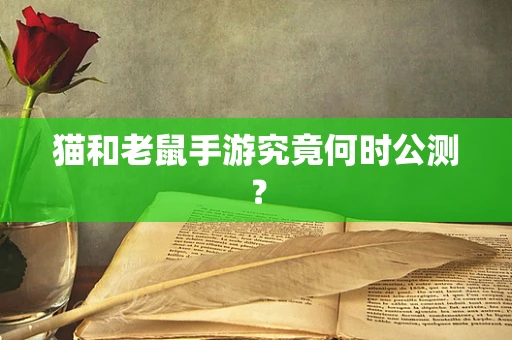 猫和老鼠手游究竟何时公测？