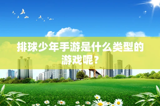 排球少年手游是什么类型的游戏呢？