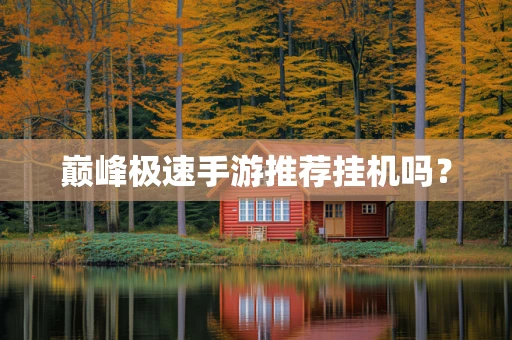 巅峰极速手游推荐挂机吗？