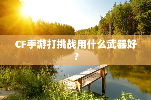 CF手游打挑战用什么武器好？