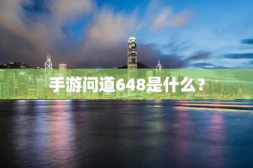 手游问道648是什么？